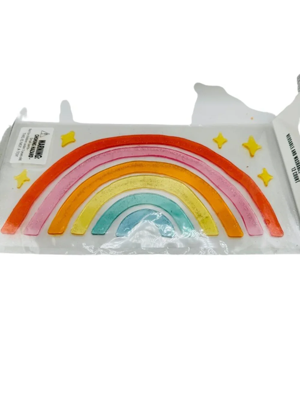 Feelin lucky rainbow Window Gel Clings Decorations, Ornaments Self-Adhesive